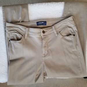Old Navy Tan Rockstar "jeans"
